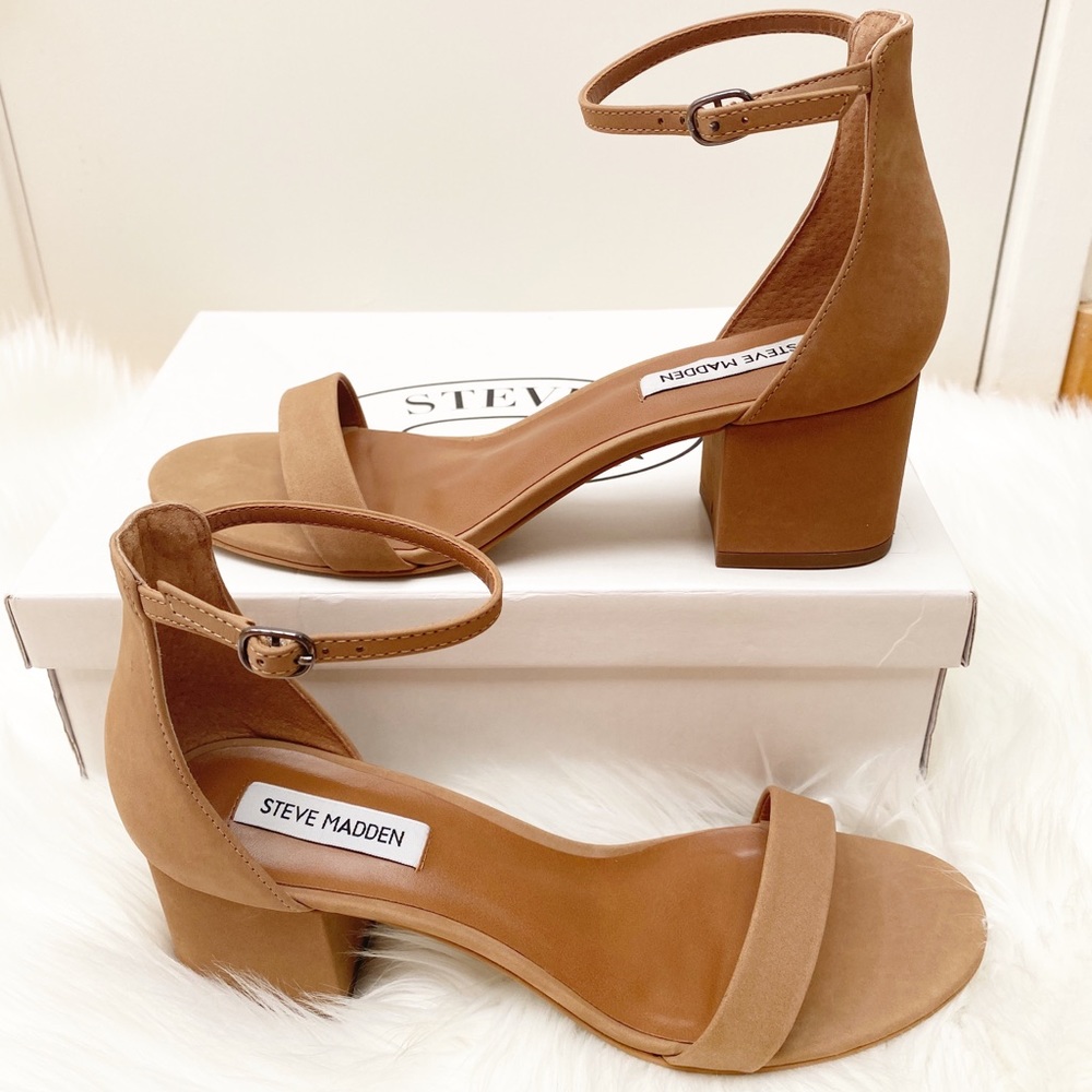 Steve Madden Suede Block Heel Sandals